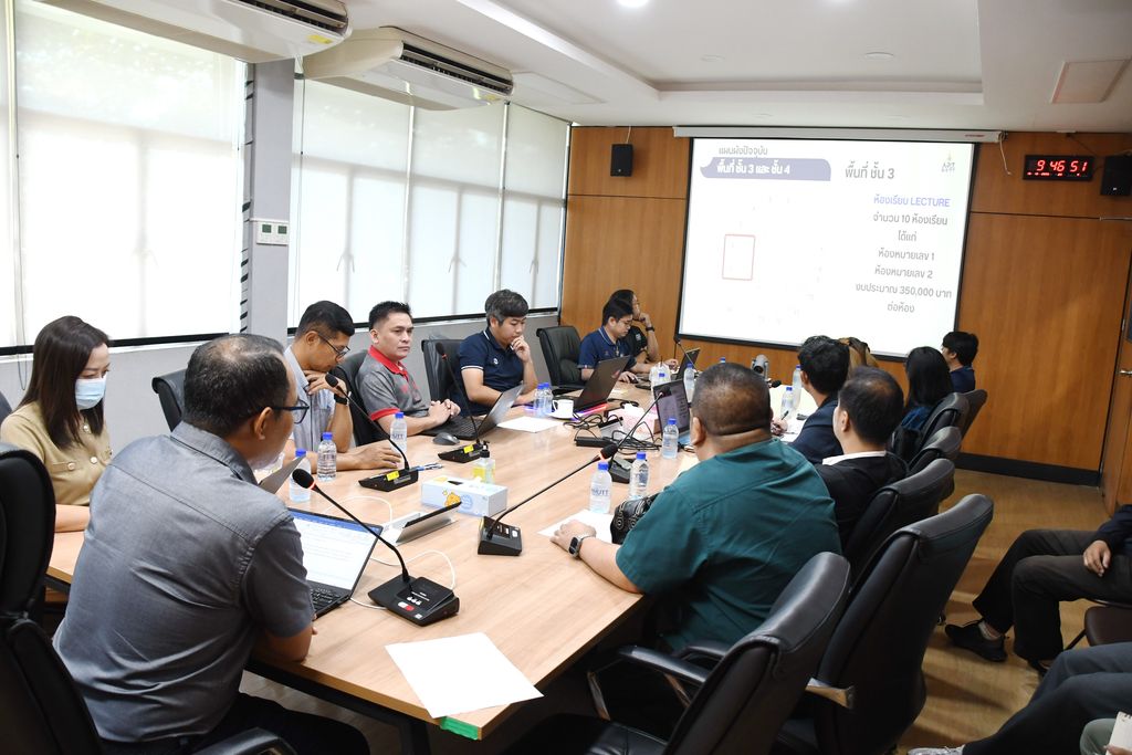 สวส. มทร.ธัญบุรี จัดประชุมขับเคลื่อนการพัฒนาด้านกายภาพ และพื้นที่การเรียนรู้ ครั้งที่ 3/2568 ขับเคลื่อนการพัฒนาที่ยั่งยืน