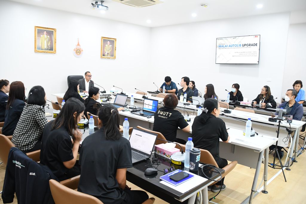 สวส. มทร.ธัญบุรี จัดอบรม WALAI AutoLib Upgrade ยกระดับการวิเคราะห์ข้อมูลห้องสมุด สนับสนุน SDG 4, SDG 9 และ SDG 16 เพื่อการพัฒนาอย่างยั่งยืน