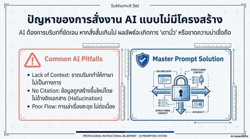 สไตล์ที่ 1 Modern Minimal (เรียบหรู มืออาชีพ) เหมาะกับ: งานระดับนโยบาย / การบรรยายเชิงวิชาการให้บุคลากรมหาวิทยาลัย / เวทีทางการระดับผู้บริหาร (Keynote) การออกแบบ (Visual): ซ้ายข้อความ ขวาภาพ, พื้นหลังสีขาว เทาอ่อน หรือ Navy, ใช้พื้นที่ว่าง (White Space) เยอะ, ตัวอักษรใหญ่ อ่านง่าย, เน้นภาพถ่ายการทำงานจริง (Real-life office) ผสมไอคอนเส้นบาง (Line art) โทนภาษา: ทางการ น่าเชื่อถือ ย่อยง่าย ไม่ใช้ศัพท์เทคนิคที่ซับซ้อนเกินจำเป็