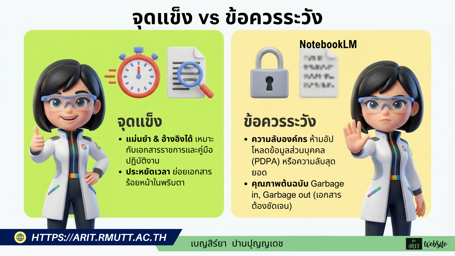 จุดแข็งและข้อจำกัด