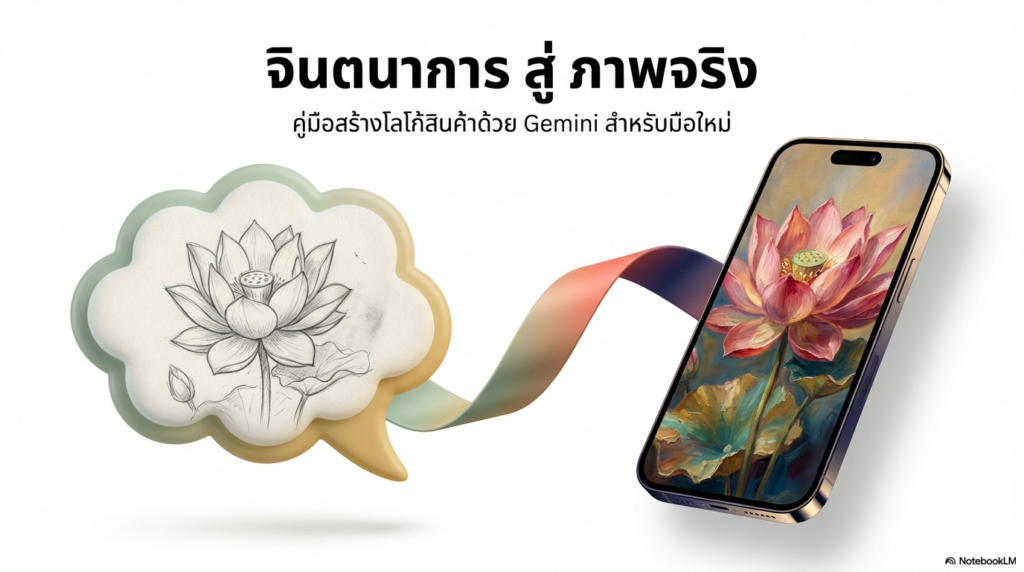 ตัวอย่างสไลด์ใน NotebookLM