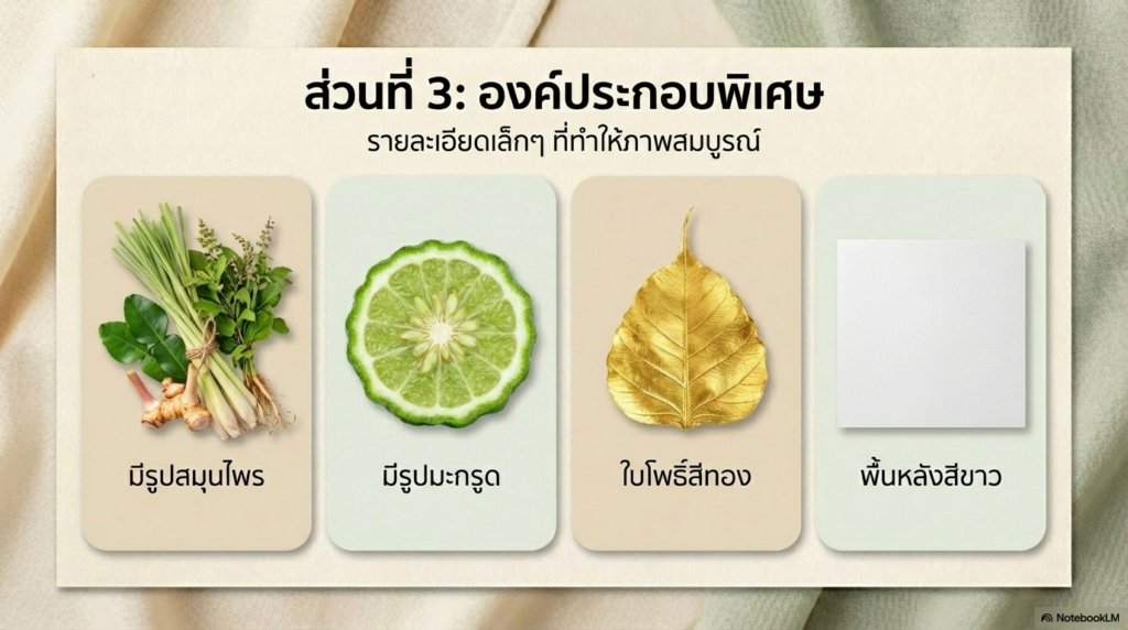 ตัวอย่างสไลด์ใน NotebookLM