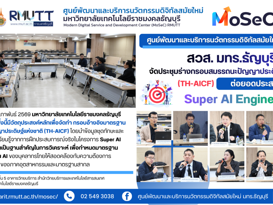 โครงการคณะรับรองกรอบสมรรถนะปัญญาประดิษฐ์แห่งชาติ National AI Competency Framework: (TH-AICF)