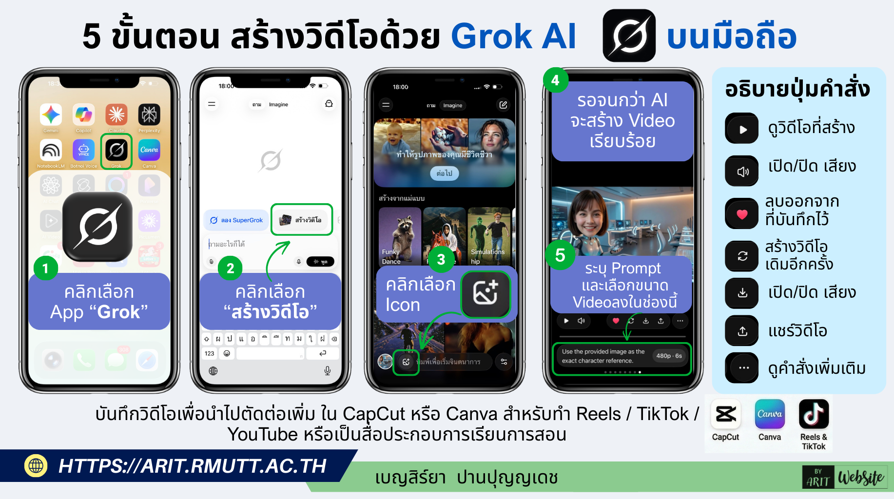 5 ขั้นตอน สร้าง Video ด้วย Grok AI ผ่าน App บนมือถือ