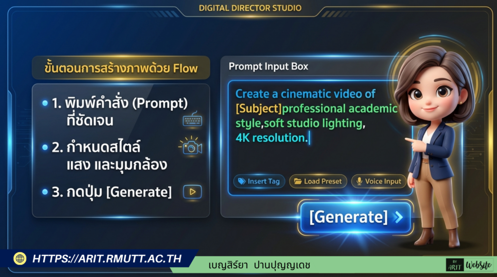สร้างวิดีโอสมจริงระดับโปรด้วย Google Flow เปลี่ยนจินตนาการเป็นภาพยนตร์ด้วย AI
