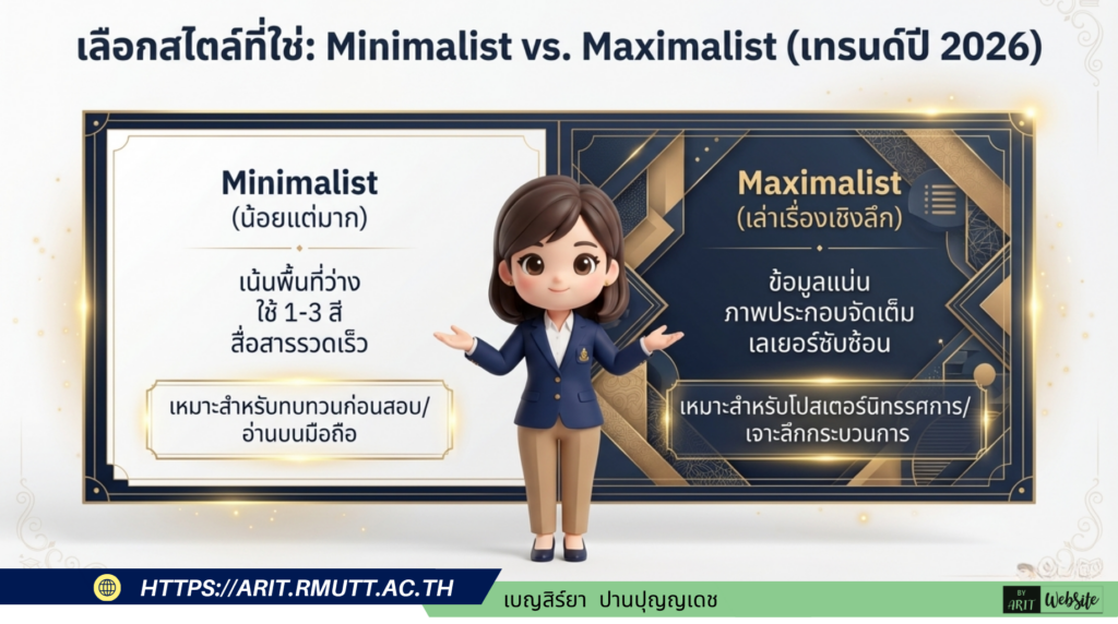 AI for Education : การออกแบบโปสเตอร์ สำหรับการเรียนการสอน ระดับมหาวิทยาลัย