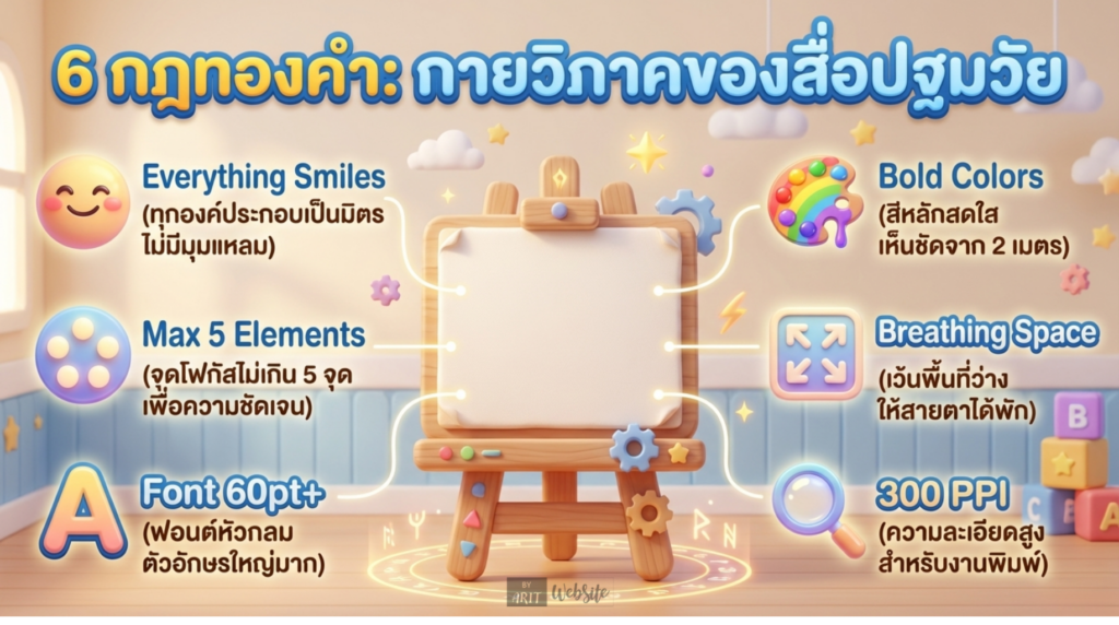 หลักการออกแบบโปสเตอร์สำหรับเด็กปฐมวัย