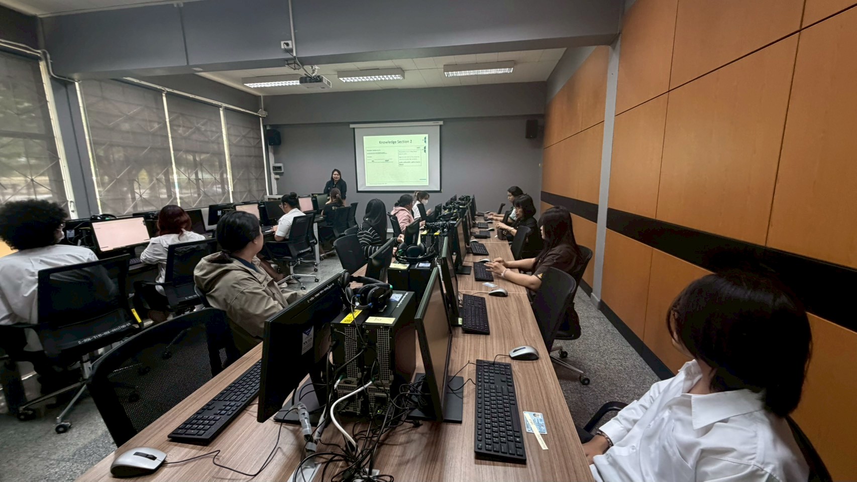 ภาพบรรยากาศการสอบภาษาอังกฤษ Password (RT-TEP) วันที่ 11 มีนาคม 2569 รอบบ่าย (14.00 น.)