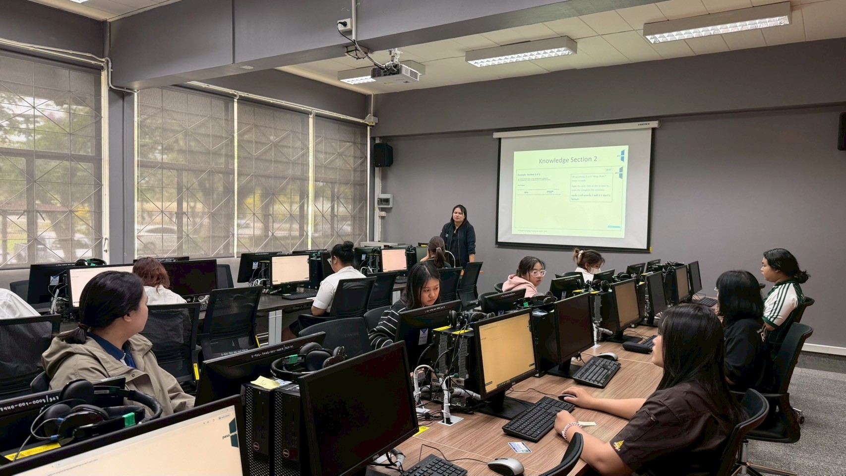 ภาพบรรยากาศการสอบภาษาอังกฤษ Password (RT-TEP) วันที่ 11 มีนาคม 2569 รอบบ่าย (14.00 น.)