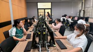 ภาพบรรยากาศการสอบภาษาอังกฤษ Password (RT-TEP) วันที่ 11 มีนาคม 2569 รอบบ่าย (14.00 น.)