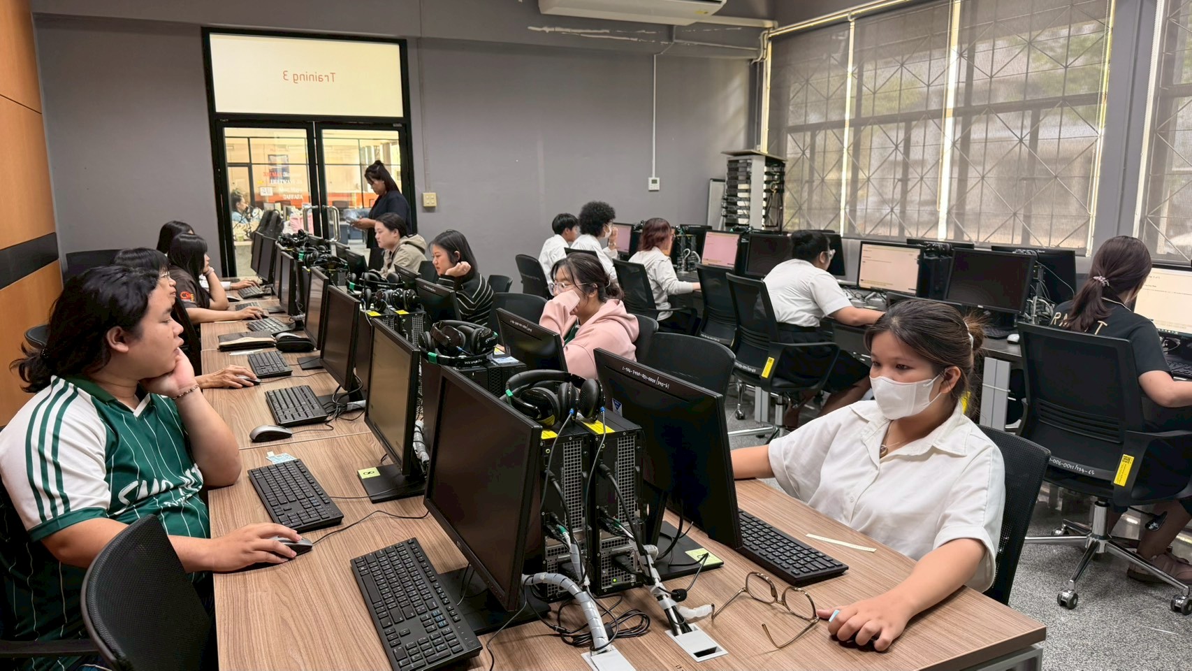 ภาพบรรยากาศการสอบภาษาอังกฤษ Password (RT-TEP) วันที่ 11 มีนาคม 2569 รอบบ่าย (14.00 น.)