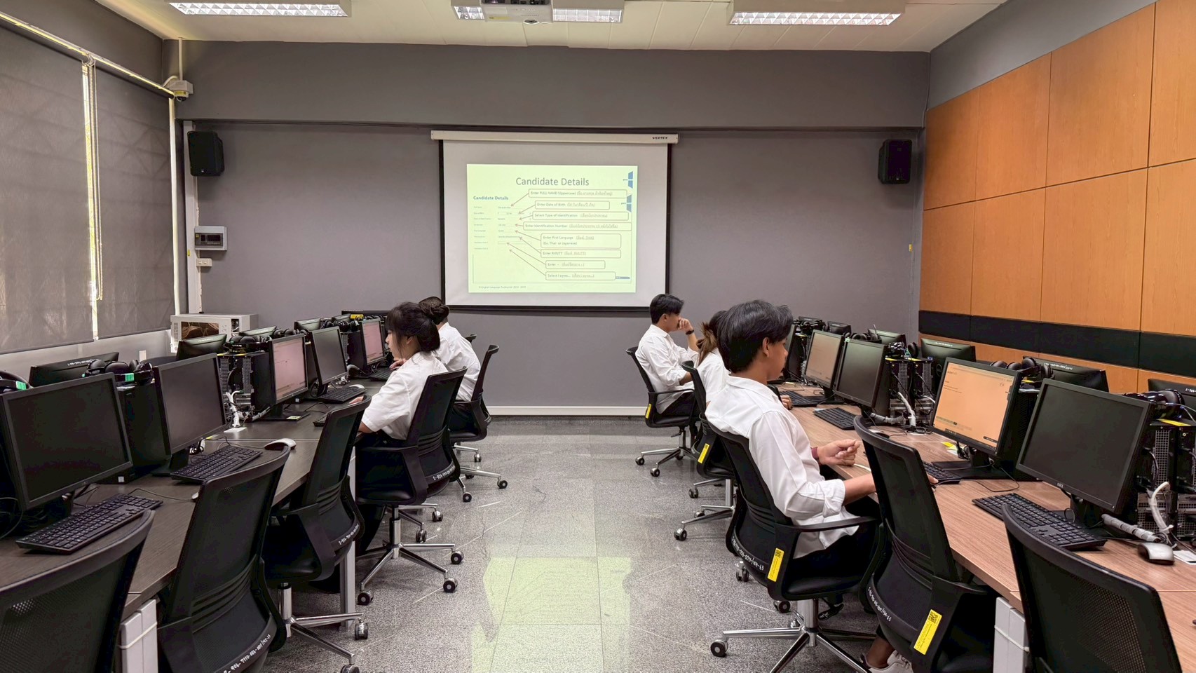 ภาพบรรยากาศการสอบภาษาอังกฤษ Password (RT-TEP) วันที่ 25 มีนาคม 2569 รอบบ่าย (14.00 น.)