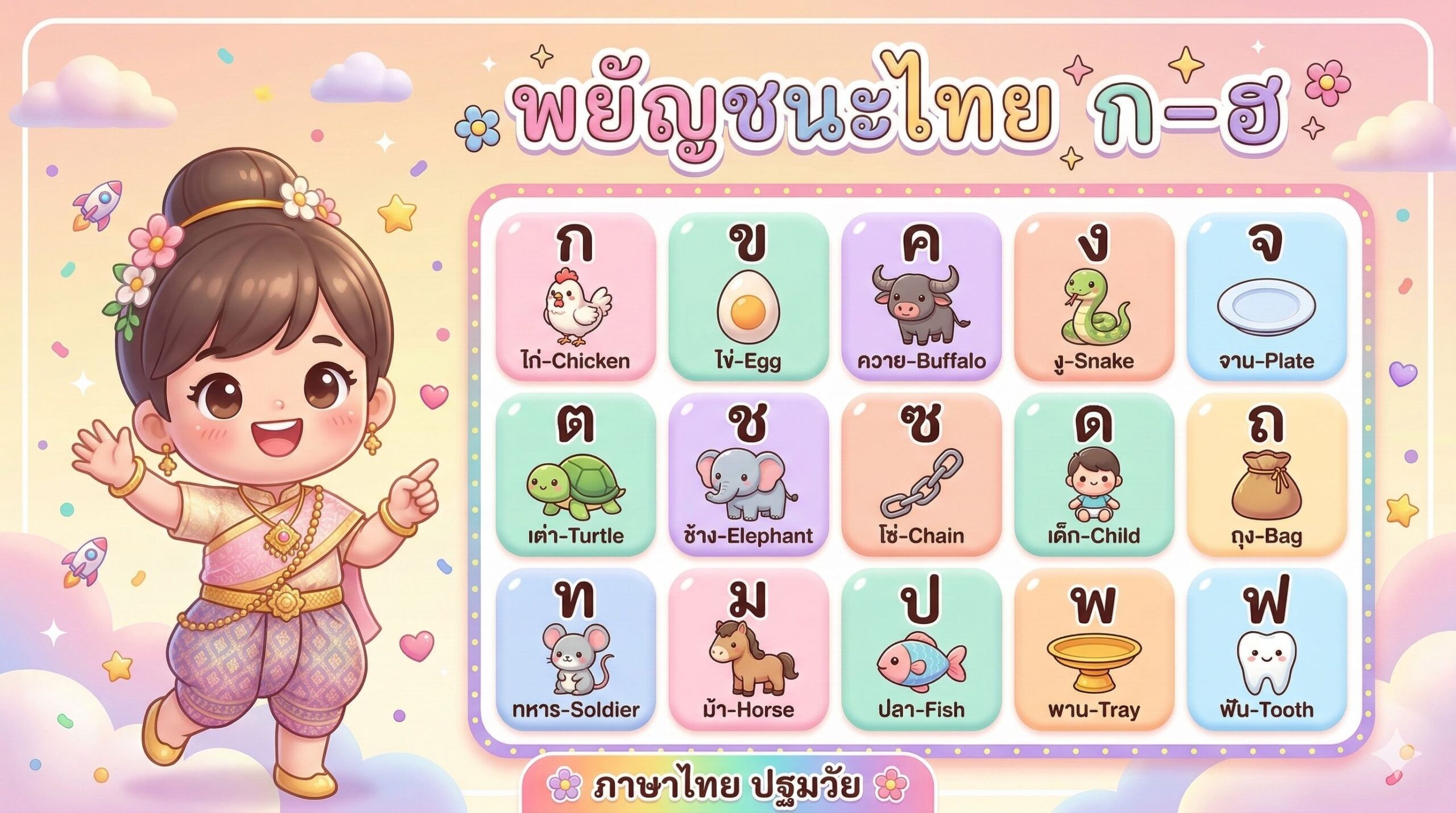 ตัวอย่างสื่อสำหรับเด็กปฐมวัย