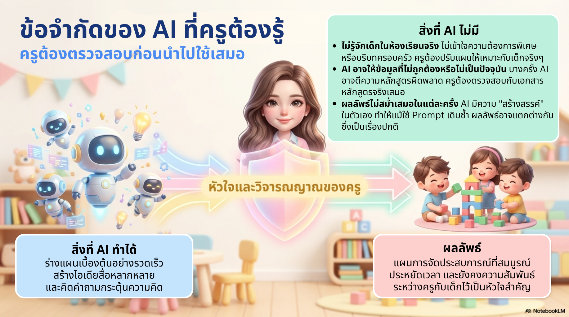 ข้อจำกัดของ AI ที่ครูต้องรู้