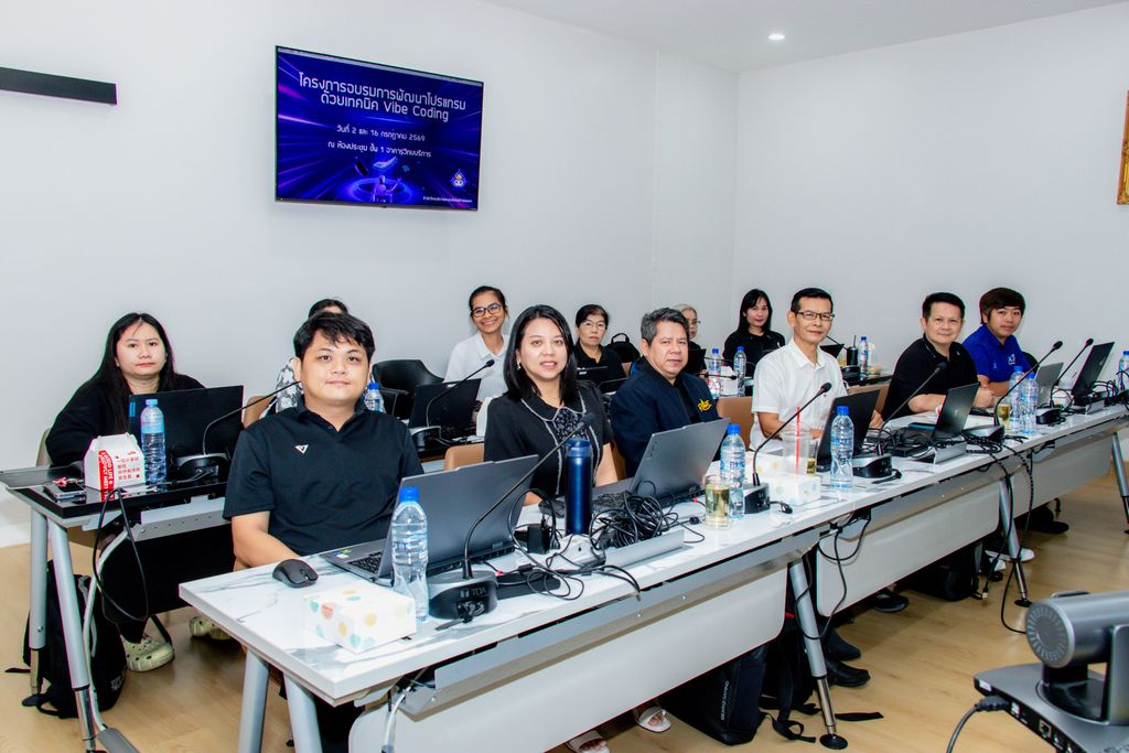 สำนักวิทยบริการฯ มทร.ธัญบุรี จัดอบรม Vibe Coding พัฒนาทักษะการเขียนโปรแกรมด้วย AI ต่อยอดนวัตกรรมและการทำงานยุคดิจิทัล