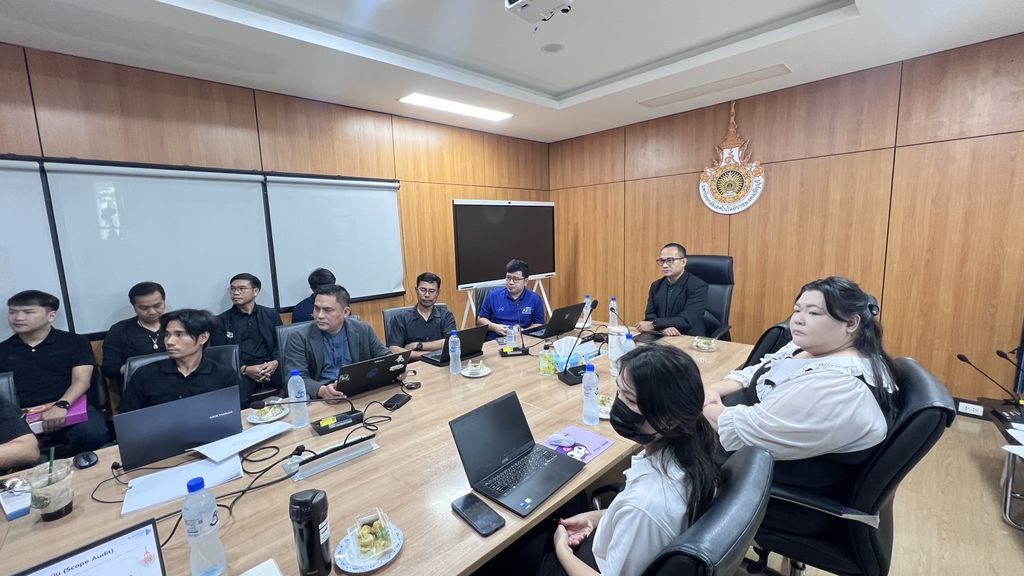 สวส. มทร.ธัญบุรี ตรวจประเมิน ISO/IEC 27001:2022