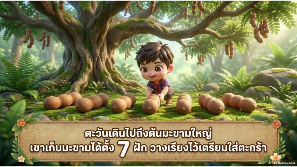 สื่อการสอนนิทานภาพ: "หนูน้อยตะวันกับมะขามหวานแห่งพะต๊ะ" บูรณาการคณิตศาสตร์และคุณธรรม! ขอแนะนำสื่อการจัดประสบการณ์แบบครบวงจร ที่นำวิชาคณิตศาสตร์มาเล่าผ่านนิทานภาพแสนสนุก พร้อมสอดแทรกวิถีชีวิตและวัฒนธรรมที่งดงาม ออกแบบมาเพื่อให้คุณครูนำไปใช้งานได้ทันที! 📌 ไฮไลต์สำคัญของนิทานเรื่องนี้: เหมาะสำหรับ: นักเรียนระดับชั้น ประถมศึกษาปีที่ 1 คณิตศาสตร์เข้าใจง่าย: สอนเรื่อง การบวกเลขฐาน 10 (ผลบวกไม่เกิน 20) โดยเน้นให้เด็กๆ เห็นภาพ "การรวมกลุ่มสิบ" ได้อย่างชัดเจน ปลูกฝังคุณธรรม: สอนเรื่อง การแบ่งปันและความสามัคคี ผ่านเรื่องราวของเด็กน้อย เรียนรู้วัฒนธรรม: นำเสนอผ่านบริบทของ ชนเผ่าปะกาเกอะญอ การใช้ชีวิตกลางป่า และการเก็บของป่า ผ่านตัวละครน่ารักอย่าง ตะวัน ทิพา และยายเฒ่า