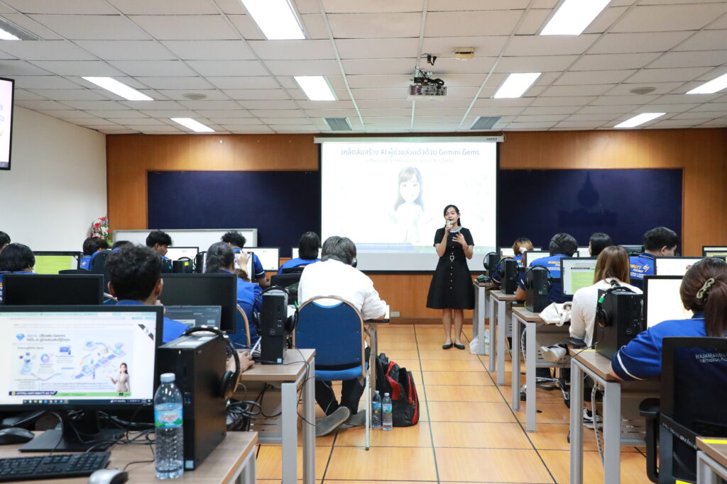 ภาพบรรยากาศคณะครุศาสตร์อุตสาหกรรม มทร.ธัญบุรี ชูวิสัยทัศน์ล้ำ จัดอบรม “Shift-Up EdTech” ปั้นนักศึกษาครูสู่นวัตกรสื่อ AI รุ่นที่ 2 (3 ก.ค. 2569)