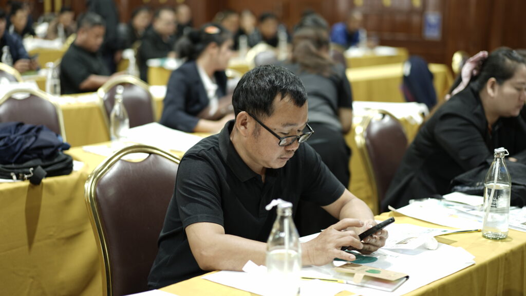 "การอบรมเชิงปฏิบัติการ หลักสูตรการอบรมพัฒนาศักยภาพการสอนของครู รุ่นที่ 1" เมื่อวันที่ 16